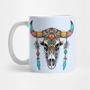 Bohemian Bull skull Mug